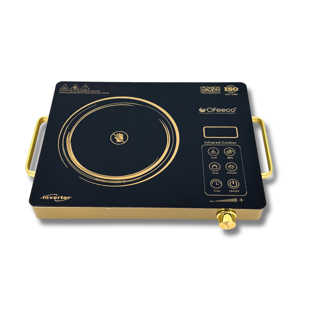 Ofeeco 2500W Infrared Induction Cooktop