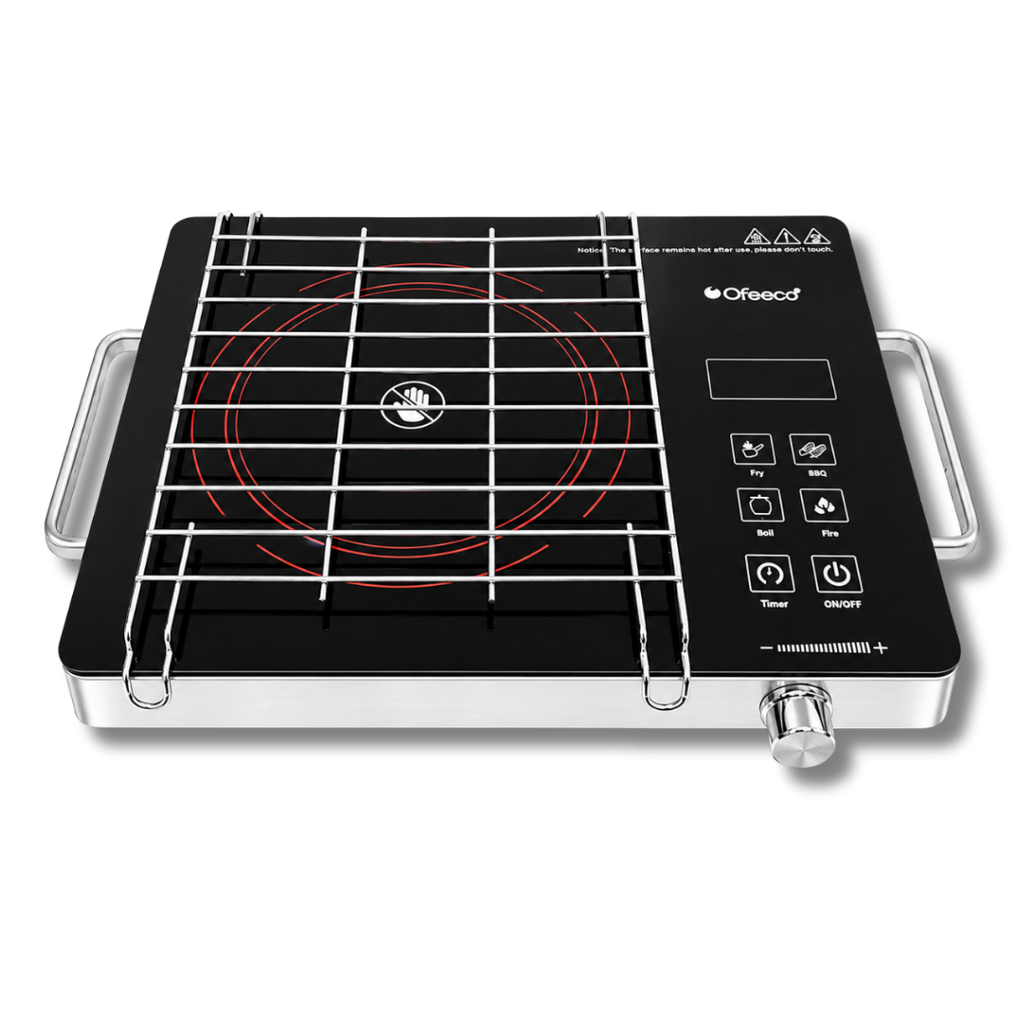 Ofeeco 2200W Infrared Induction Cooktop