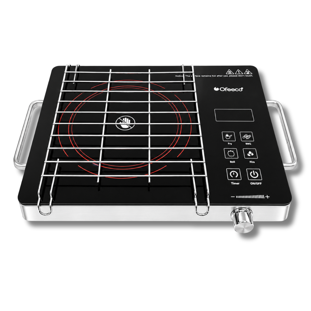 Ofeeco 2200W Infrared Induction Cooktop
