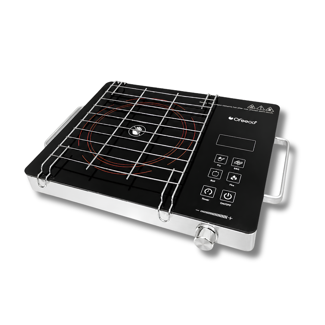 Ofeeco 2200W Infrared Induction Cooktop