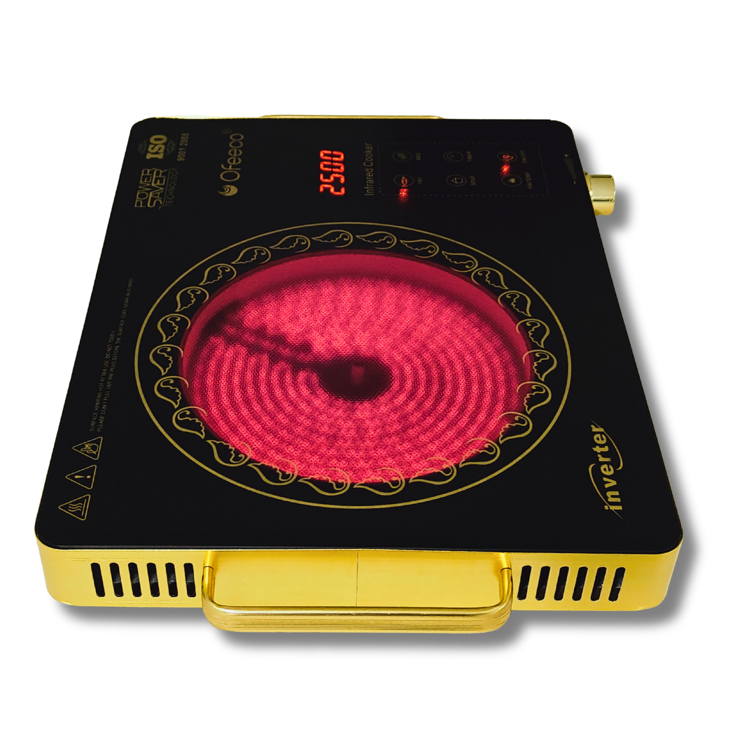 Ofeeco 2500W Infrared Induction Cooktop with Grill Rack