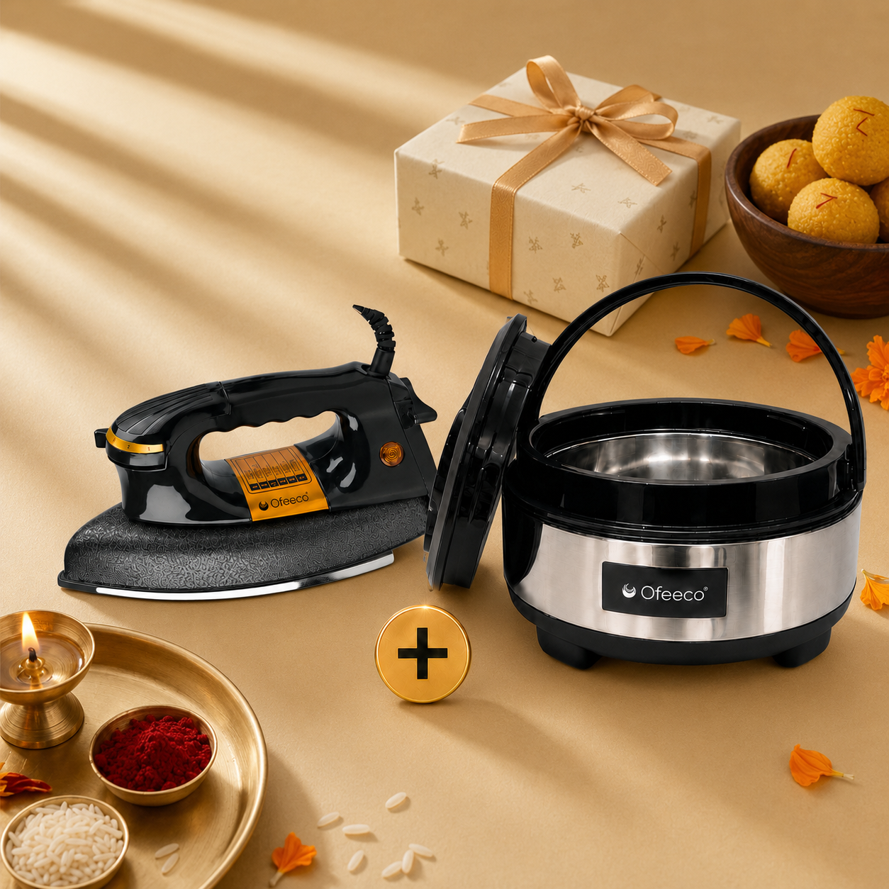 Festival Bundles - Dry Iron | Infrared Cooktop | Mixer Grinder | Casserole