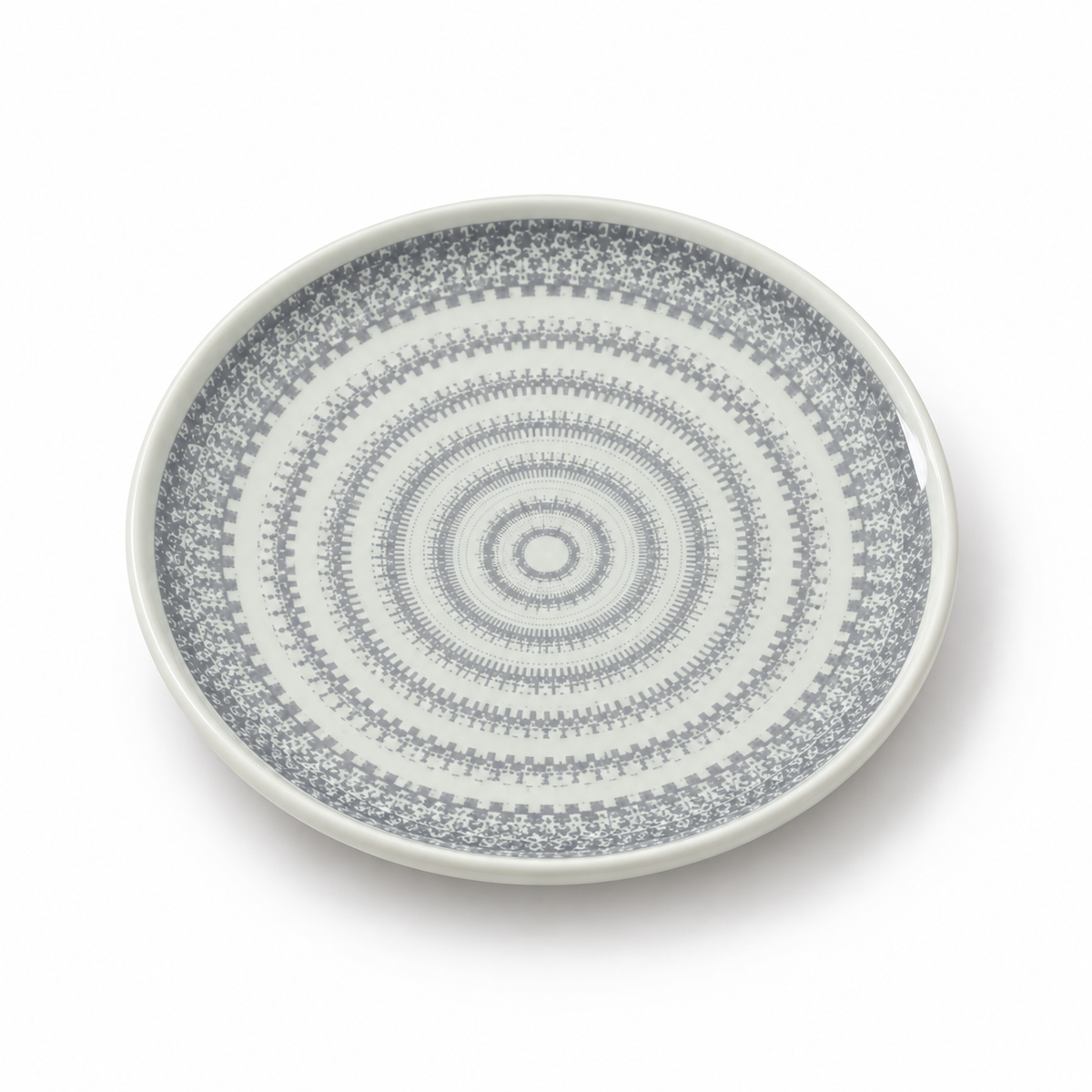 Ofeeco Royal Bliss Grey Woven 40-Piece Dinner Set