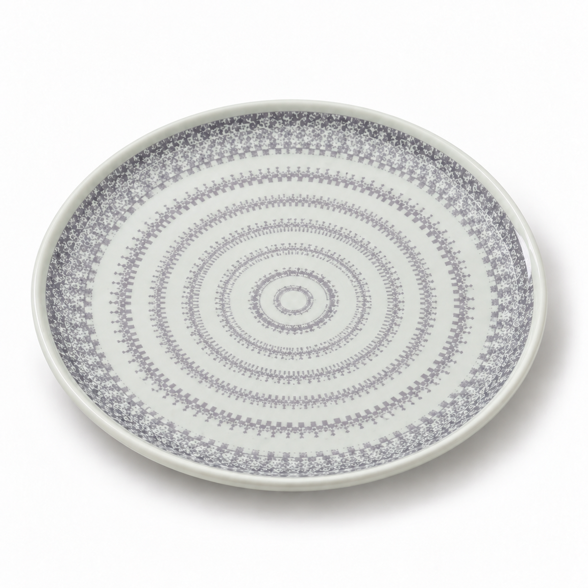 Ofeeco Royal Bliss Grey Woven 40-Piece Dinner Set