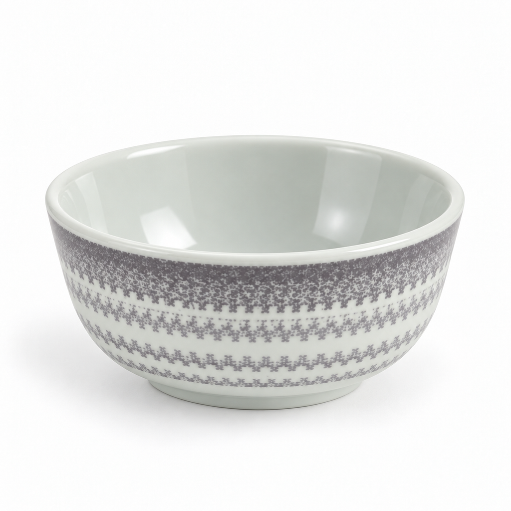 Ofeeco Royal Bliss Grey Woven 40-Piece Dinner Set