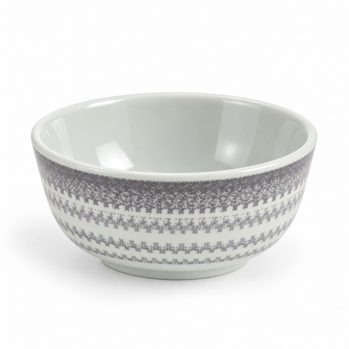 Ofeeco Royal Bliss Grey Woven 40-Piece Dinner Set