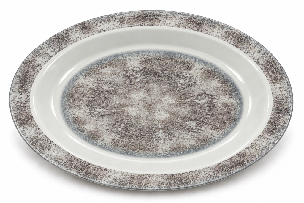 Ofeeco Royal Bliss Smoky Stone 40-Piece Dinner Set