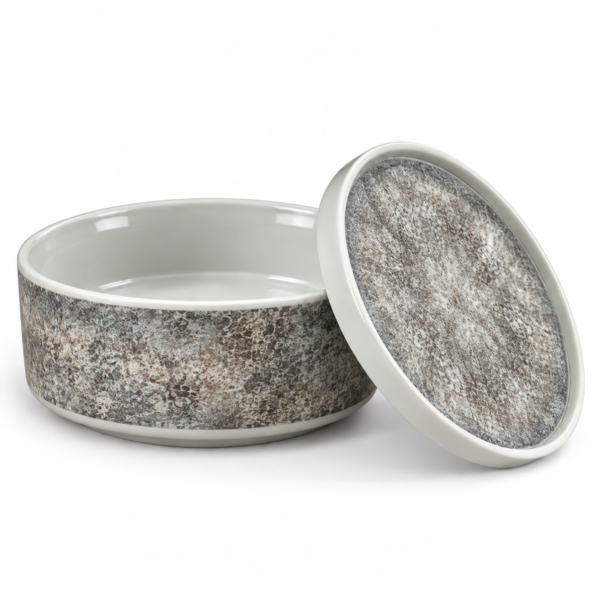 Ofeeco Royal Bliss Smoky Stone 40-Piece Dinner Set